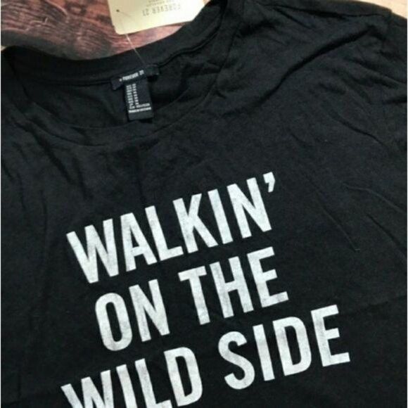 $5 SALE! NWT Walking On The Wild Side Crop Top - Picture 2 of 5